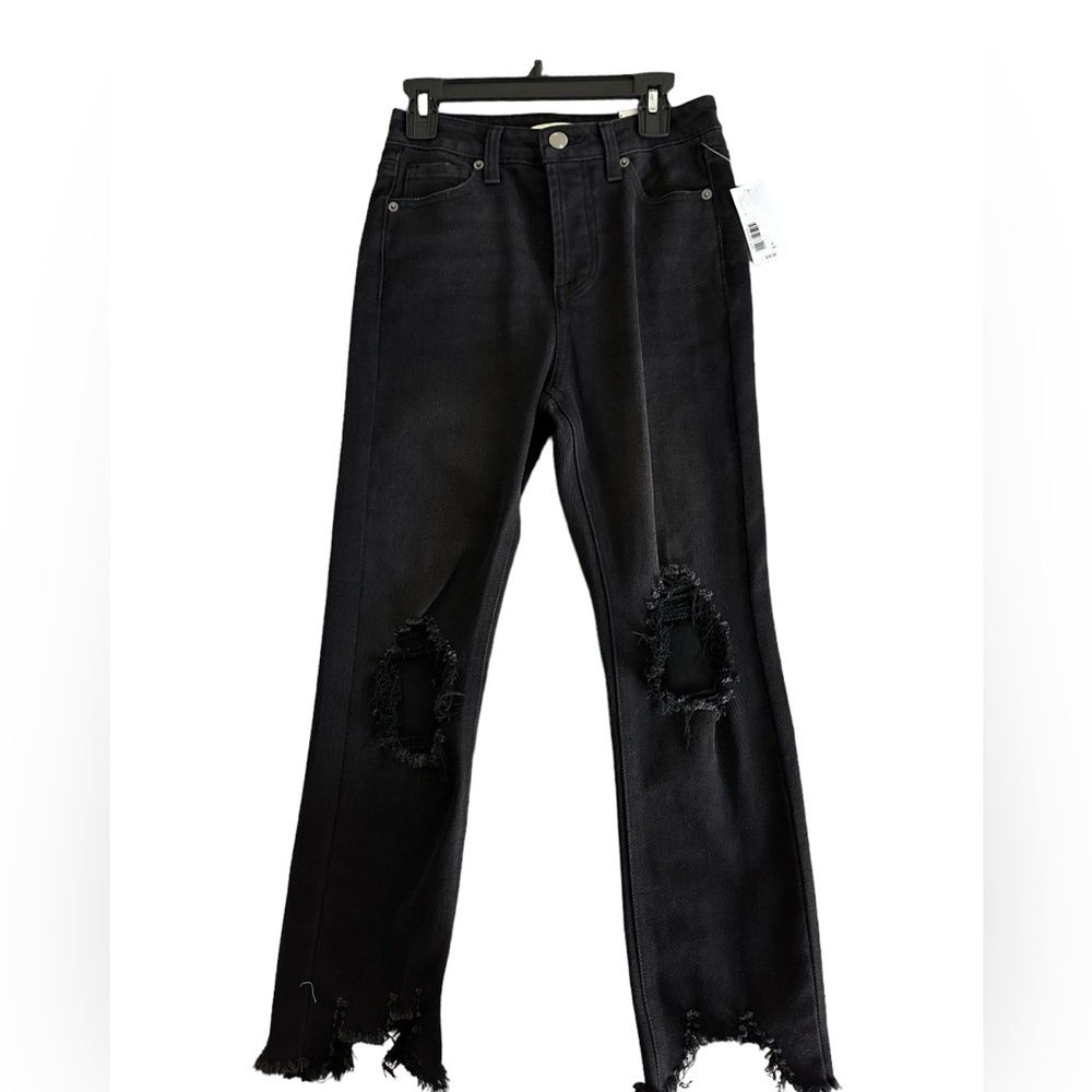 Chelsea and Violet Girls Black distressed Jeans Size 16